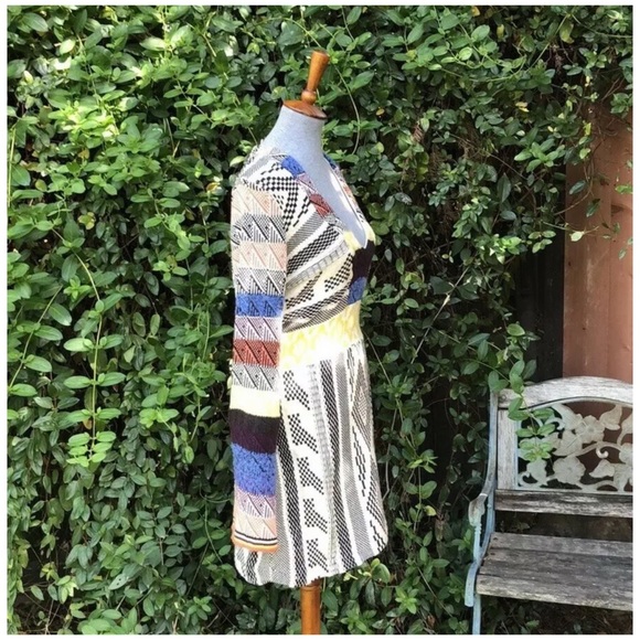 Free People Patchwork Sweater Dress #30 - Picture 4 of 6